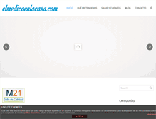 Tablet Screenshot of elmedicoenlacasa.com